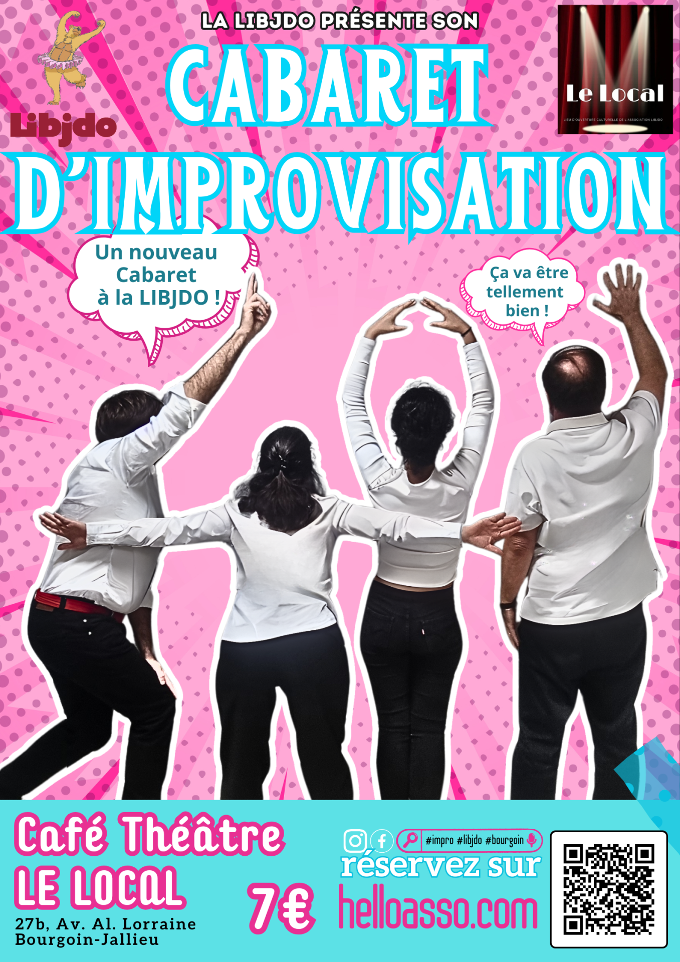 Spectacle cabaret théâtre Bourgoin