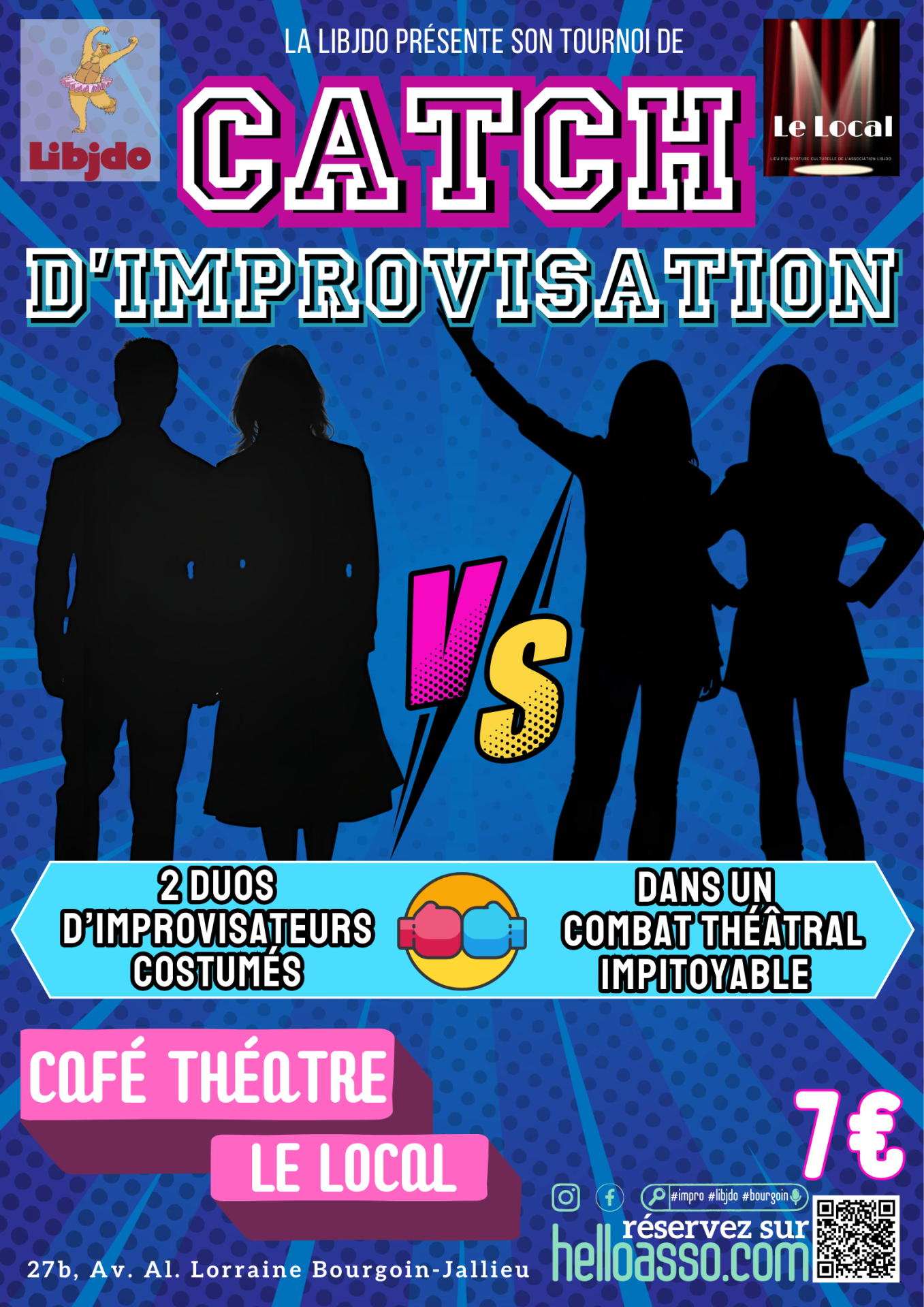 Spectacle Catch Impro Bourgoin