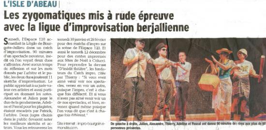 Article DAUPHINÉE LIBÉRÉ 30/11/15